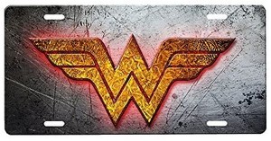 lot 4686 image: Wonder Woman v50 Vanity License Plate varies slightly from stock photo