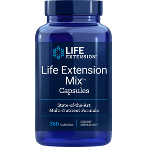 lot 4698 image: Life Extension Mix Capsules 360 Caps.