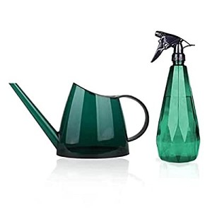 lot 7524 image: Watering Can for Indoor Plants, Plant Watering Can with Long Spout Small Water Can for House Plants, Flowers, Succulents, with Bonus Plant Mister Spray Bottle spray bottle design may very