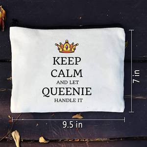 lot 7547 image: Funny Birthday Gifts for Women Canvas Makeup Bag with Zipper Makeup Travel Bag Retirement Birthday Gifts for Friends Nurse Boss Teacher this design is Daughter