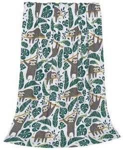 lot 7555 image: Cute Sloth Gifts Blanket for Boys Girls, Lightweight Soft Throw Blankets, Cozy Plush Keep Warm Small Throws Blankets for BabyKidsYouthAdult, 40X50 inches