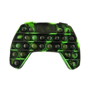 lot 4747 image: Woshilaocai Controller Shaped Fidget Toys Simples-Dimples and Pop in itsTie Dye Silicone Sensory Push Bubble Popper