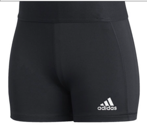 lot 4770 image: adidas Womens Alphaskin Volleyball Shorts 3 medium black