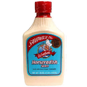lot 4777 image: WOEBERS, SANDWICH PAL, SAUCE, HORSERADISH case pack of 6 16oz bottles