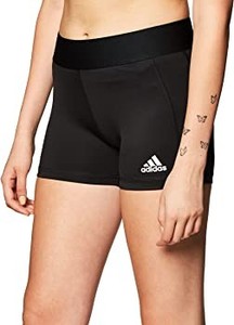 lot 7641 image: adidas Womens Alphaskin Volleyball Shorts size M 3 inch
