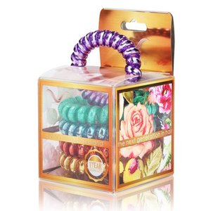 lot 7650 image: Vere Everlasting Hairbands-Time to Celebrate Pure Metal and Glitter Blend-5pck