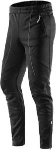 lot 7708 image: Letook Winter Windproof Thermal Fleece Bike Pants Men for Cycling Running Jogging size XL