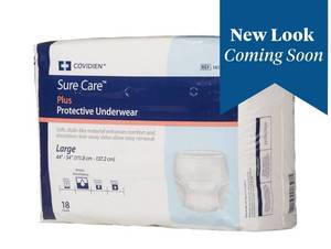 lot 7778 image: 16153101 Sure Care Plus Adult Heavy Absorbent Underwear, White - Large - Pack of 18