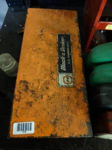 lot 1008 image: Metal Tool Box and Misc  Oils