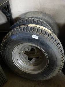 lot 1018 image: Lot of 3 Tires with Wheels