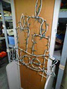 lot 1087 image: 3ft NOEL Lit Christmas Decor