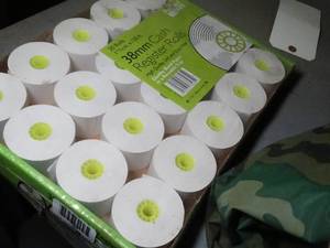 lot 1089 image: 2 Rolls of Register Paper