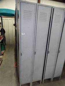 lot 1108 image: 2 Locker Cabinet