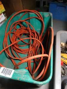 lot 1124 image: Electric Cord in Tub