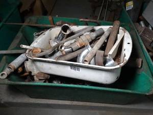 lot 1130 image: Misc Plumbing Lot and Misc Old Tools