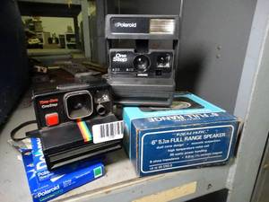 lot 1137 image: 2 Polaroid 600 Instant Classic Cameras with Original Film Packs