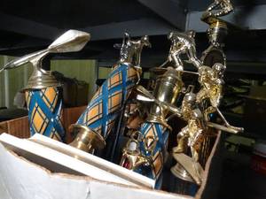 lot 1141 image: Darts and Hockey Trophies