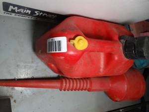 lot 1144 image: Small Gas Can - Long Funnel