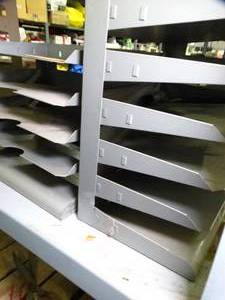 lot 1275 image: 2 Metal File Organizers