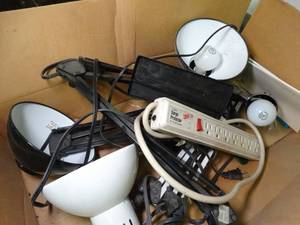 lot 1341 image: Clamp on Desk Lamp Lot