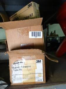 lot 1357 image: 2 Boxes of  3M Scotch Weld 2216 BA Epoxy Kits