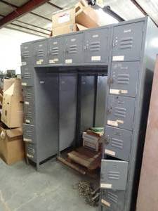 lot 1183 image: Arched Locker unit