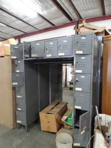 lot 1186 image: Arched Locker Unit