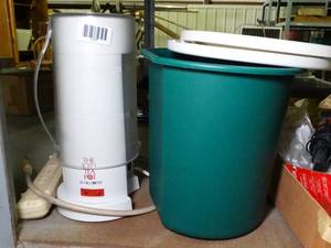 lot 1377 image: Tea Maker and Trash Cans