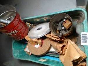 lot 1383 image: Grinder  Wheels - Air Chuck and Misc Lot