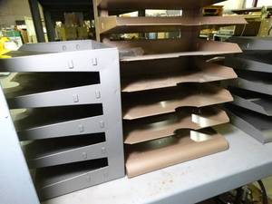 lot 1386 image: 2 Metal File Organizers