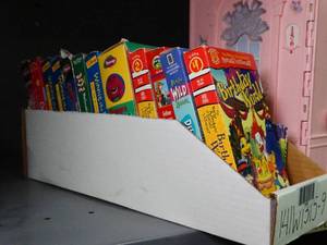 lot 1399 image: Kids VHS Educational Tapes