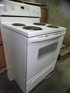 lot 1468 image: Whirlpool Electric Stove  Oven