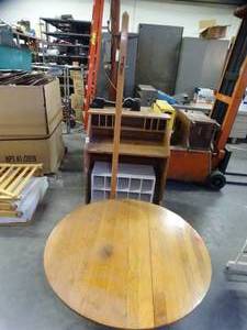 lot 1474 image: Mixed Lot of Furniture  Coffee Tables Cabinets Hall-Tree - Head - Tail Boards - Etc