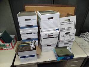 lot 1481 image: Lot of good quality green file folders