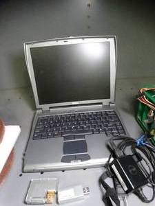 lot 1532 image: Dell Latitude Laptop w Power Cord