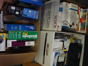 lot 1546 image: 3 Boxes of Computer related Items