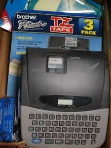 lot 1554 image: Brother Label Maker with Supplies