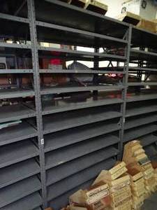 lot 1560 image: 7Ft x 48in x 24in Metal Shelf Unit - Can Only be picked up last day of Load Out