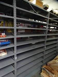 lot 1561 image: 7Ft x 48in x 24in Metal Shelf Unit - Can Only be picked up last day of Load Out