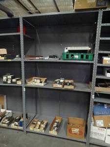 lot 1564 image: BLD4 S  -  7Ft x 48in x 24in Metal Shelf Unit - Can Only be picked up last day of Load Out