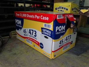 lot 1581 image: Toilet Paper Partial Box