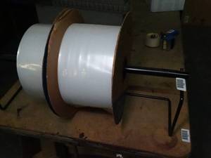 lot 1590 image: Rolls of Plastic tubing for Small Items or Parts