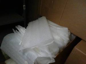 lot 1655 image: Lot of foam packing material