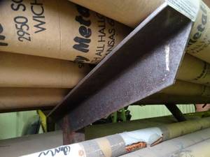 lot 1806 image: Metal Storage Rack  Not Contents