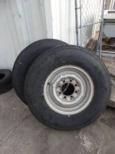 lot 1842 image: (2) 16 Tire  Wheels Lot
