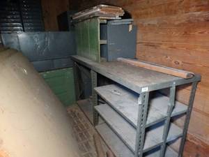 lot 1861 image: All Metal Cabinets and Shelf  Scrap