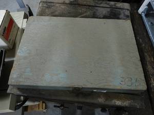 lot 1219 image: USAF Boeing wst13249 Large Industrial Metal Micro-Meter