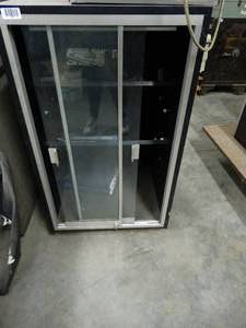 lot 1235 image: Glass Front Cabinet