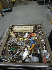 lot 1237 image: Large Drawer Full of Misc Tools Parts Etc.
