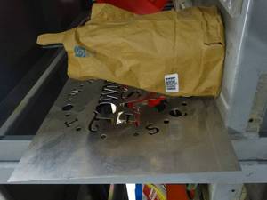 lot 1263 image: Fix Rust and Towne East Metal Sign